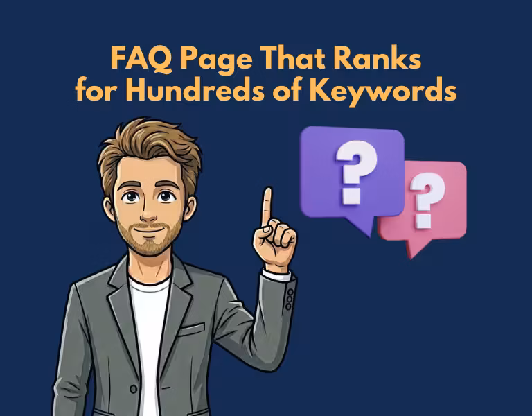 How to Create a Destination FAQ Page That Ranks for Hundreds of Keywords
