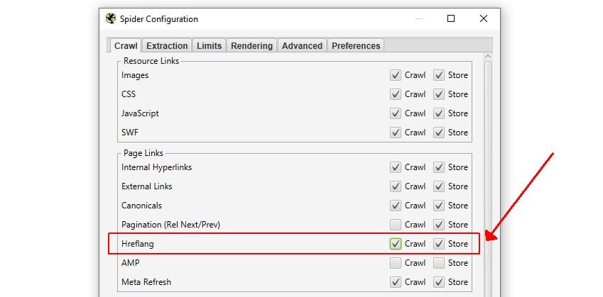 Screaming Frog Hrefland Crawl
